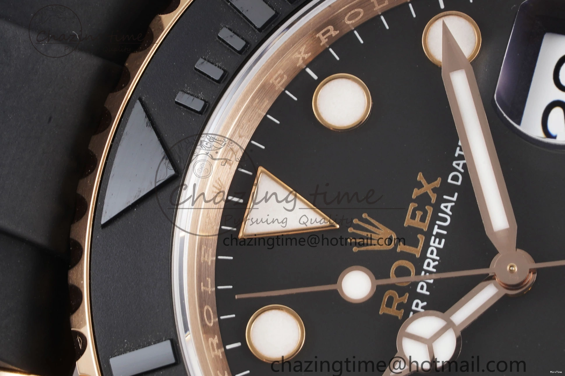 MiroTime 0508 Yacht-Master 116655 VSF 1:1 Best Edition Black Ceramic Bezel on Oysterflex Rubber Strap VS Practical 2096